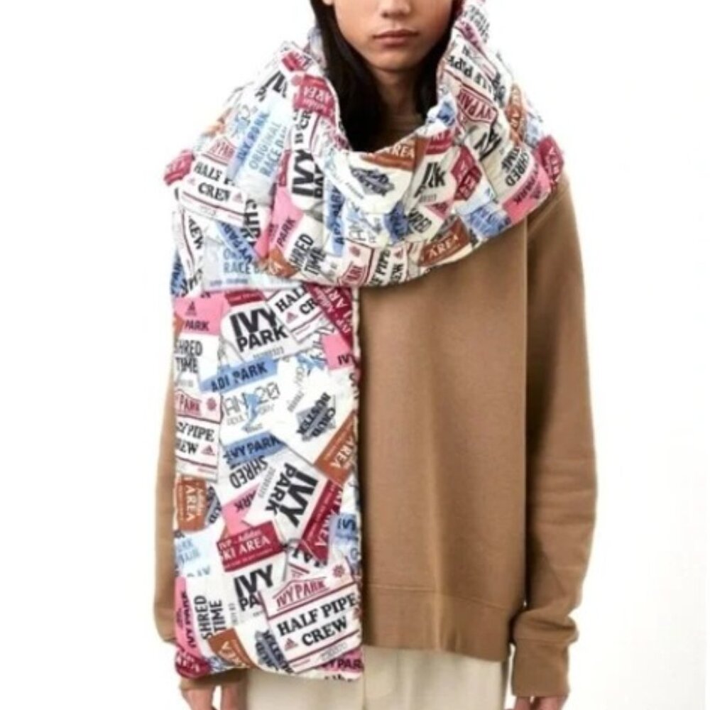 Adidas Ivy Park Beyonce All Over Print Padded Scarf